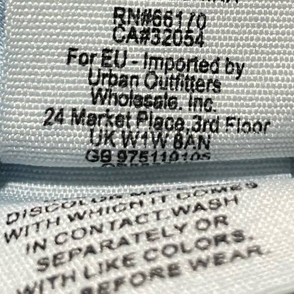 Free People Denim Mini Skirt Womens Sz 6 Distressed Cute To Boot Blue Raw Hem - Picture 9 of 10